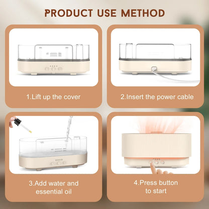 Flame Effect Essential Oil Diffuser